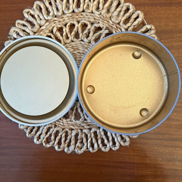 Wedgewood-Jasperware Tin Angel & Child Blue and White Vintage 1960's Chinoiserie - Picture 7 of 12